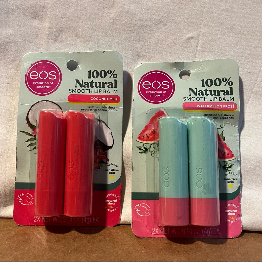 EOS Lip Balm Lot of 2 packs